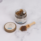 Savon noir marocain à l'eucalyptus + gant exfoliant | 200 g