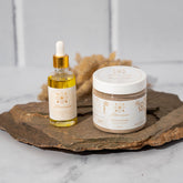 Argan Oil 50ml + Ghassoul Clay – Glow & Purify Duo