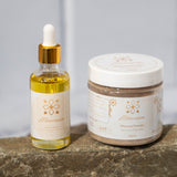 Argan Oil 50ml + Ghassoul Clay – Glow & Purify Duo