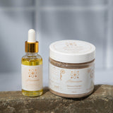 Argan Oil 30ml + Ghassoul Clay – Glow & Purify Duo