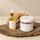 Argan Oil 50ml + Ghassoul Clay – Glow & Purify Duo