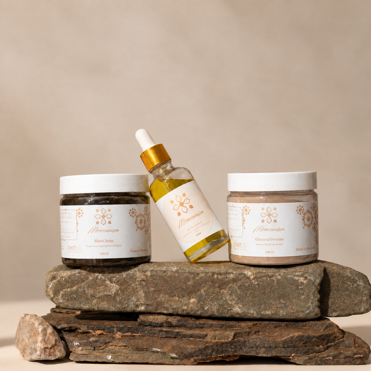 10 Weeks Moroccan Beauty Ritual – Argan Oil, Black Soap & Ghassoul Clay