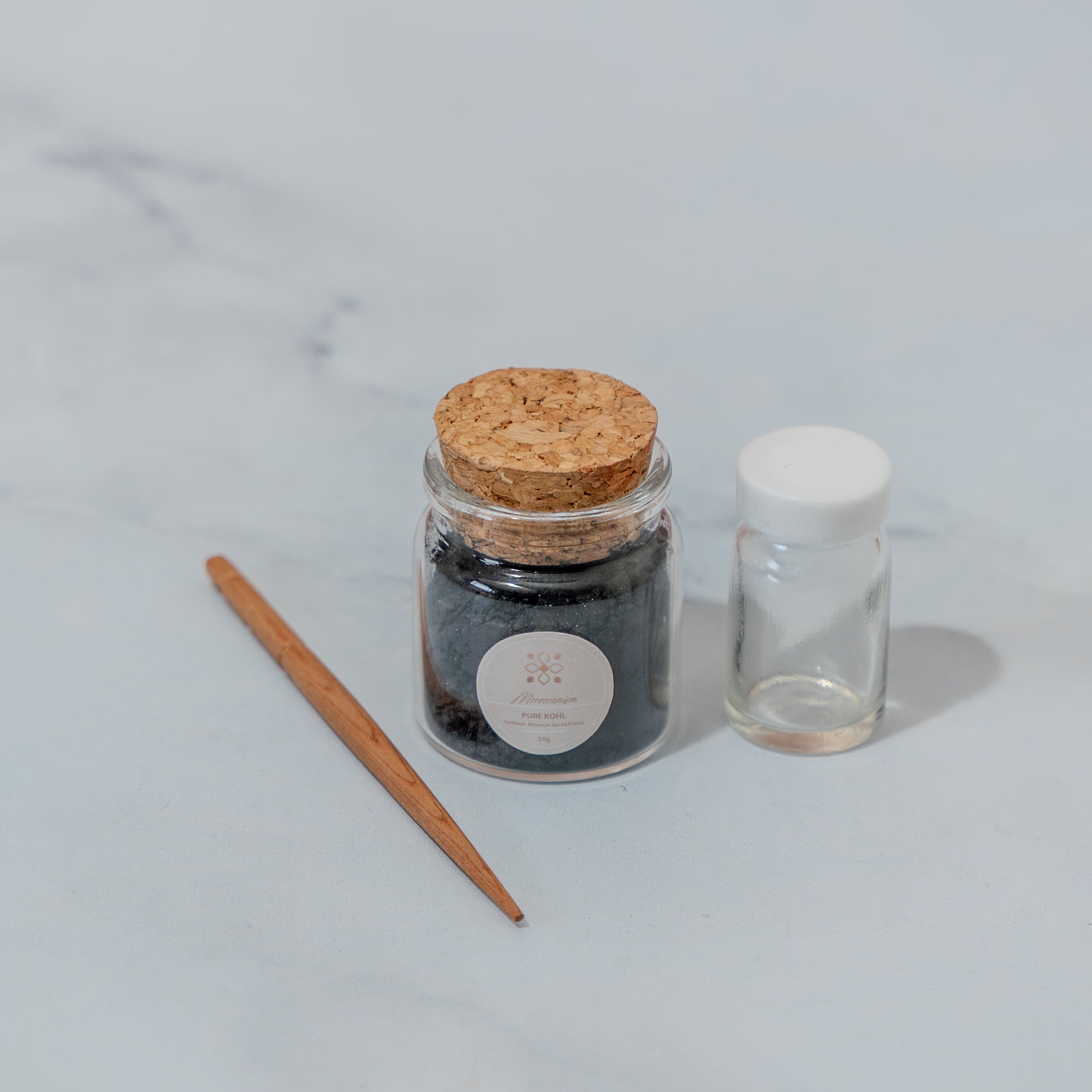 Pure Moroccan Kohl – Handcrafted Wooden Set | 20g