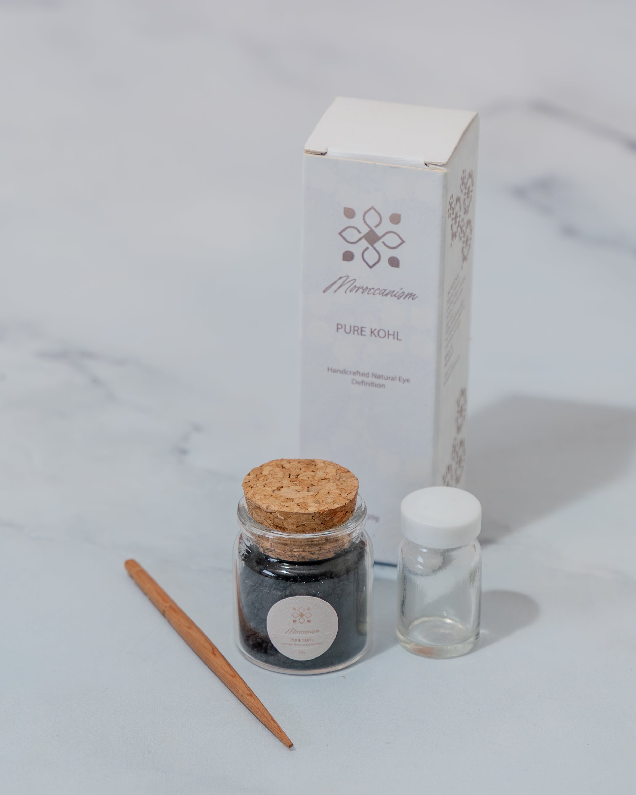 Pure Moroccan Kohl – Handcrafted Wooden Set | 20g