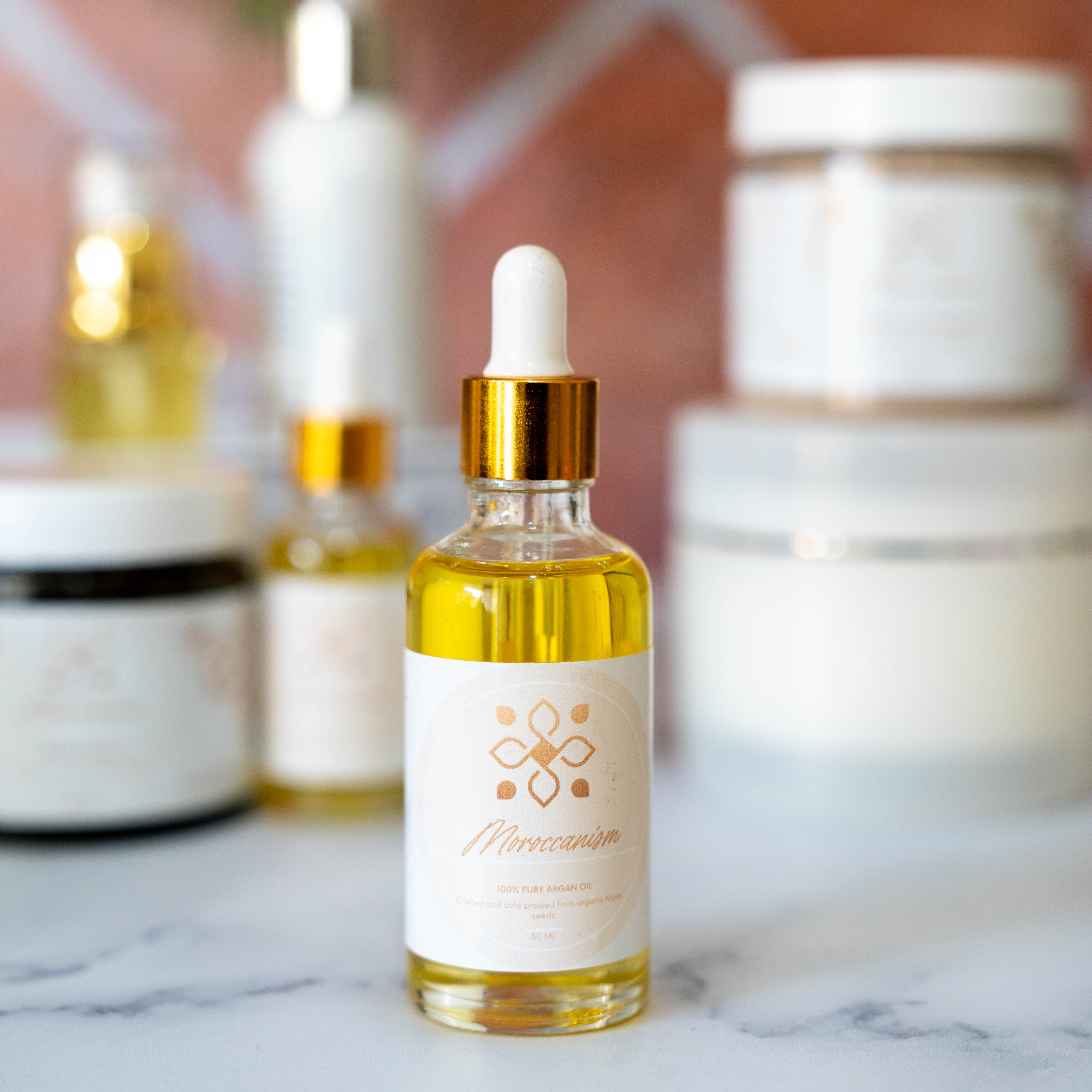 100% Pure Moroccan Argan Oil – Hand-Pressed & Cold-Extracted | 50mL