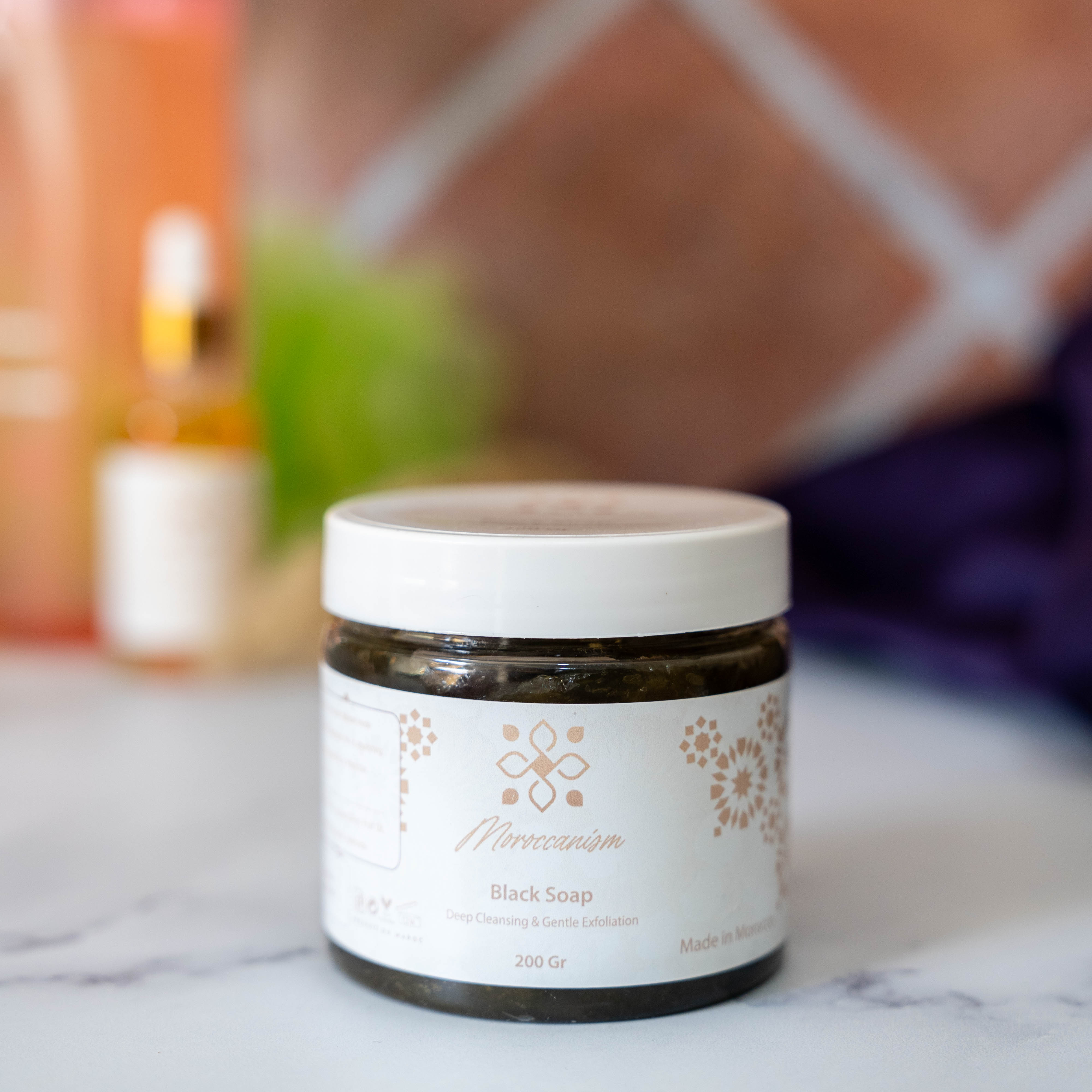Moroccan Black Soap – Deep Cleansing & Exfoliating Ritual | 200g