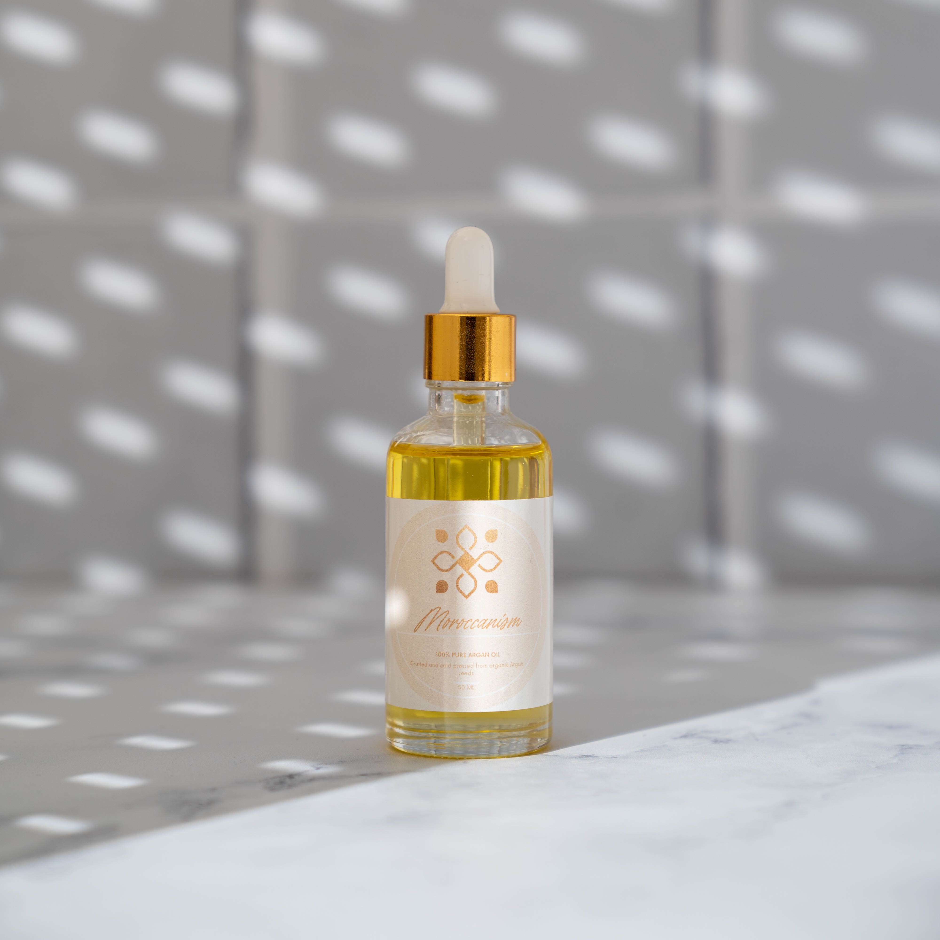 100% Pure Moroccan Argan Oil – Hand-Pressed & Cold-Extracted | 50mL
