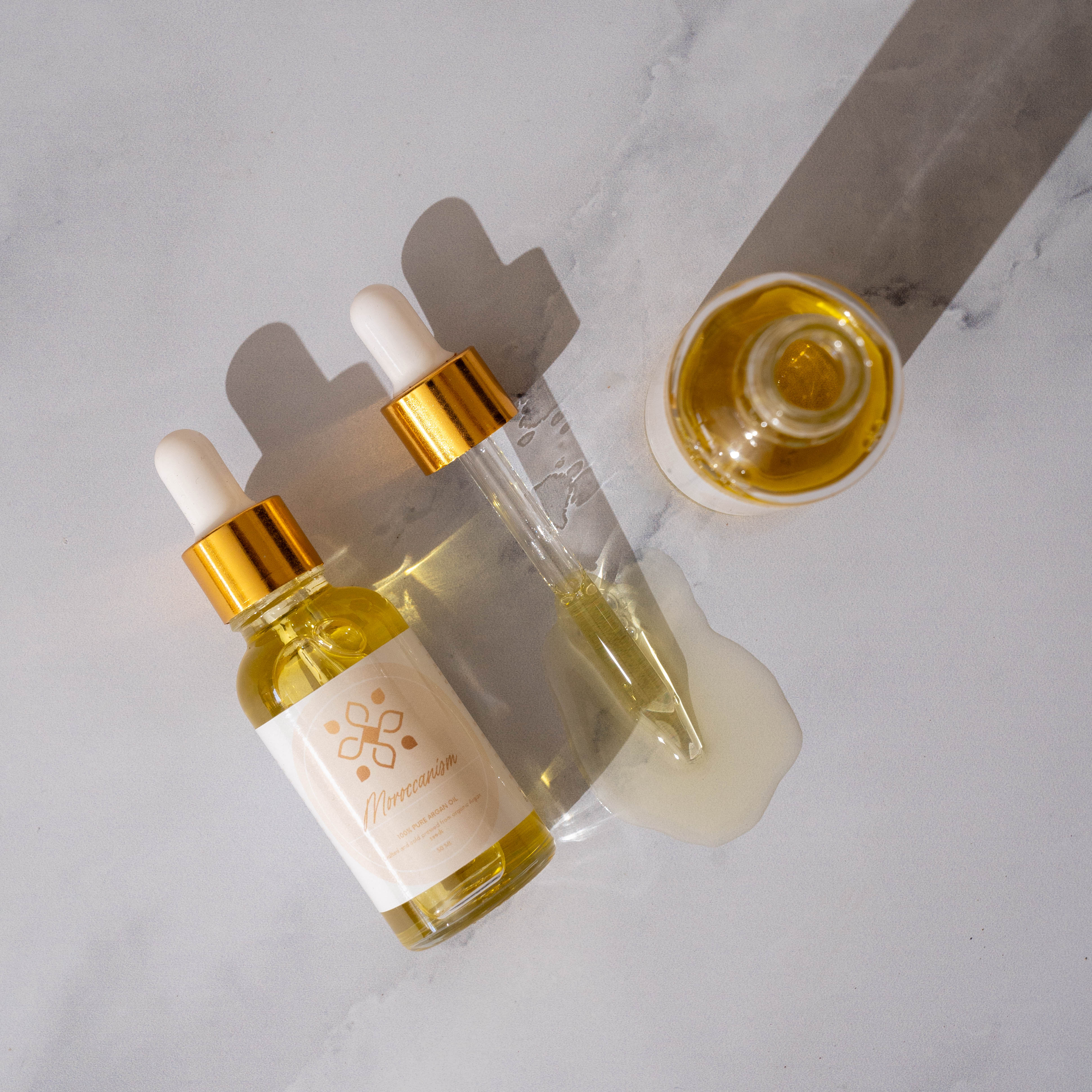100% Pure Moroccan Argan Oil – Hand-Pressed & Cold-Extracted | 50mL