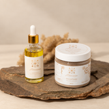 Argan Oil 50ml + Ghassoul Clay – Glow & Purify Duo
