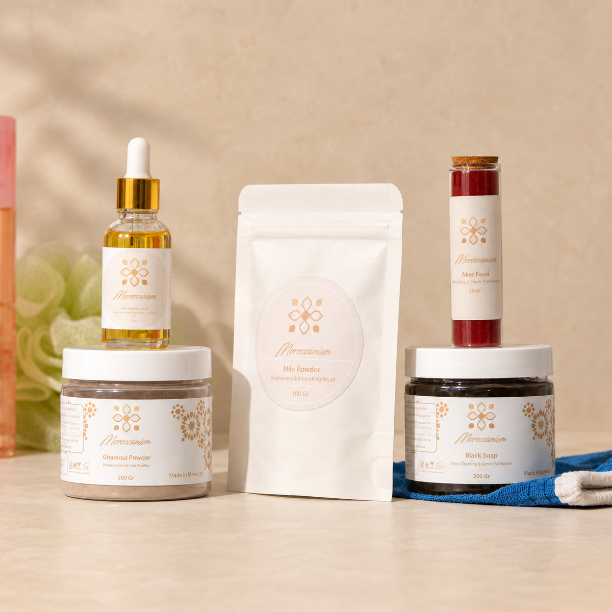 The Royal Moroccan Beauty Collection - Complete Hammam Set